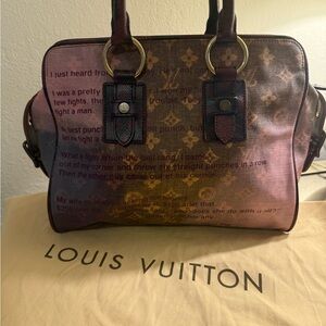 Louis Vuitton Pink and Brown Monogram Shoulder Bag